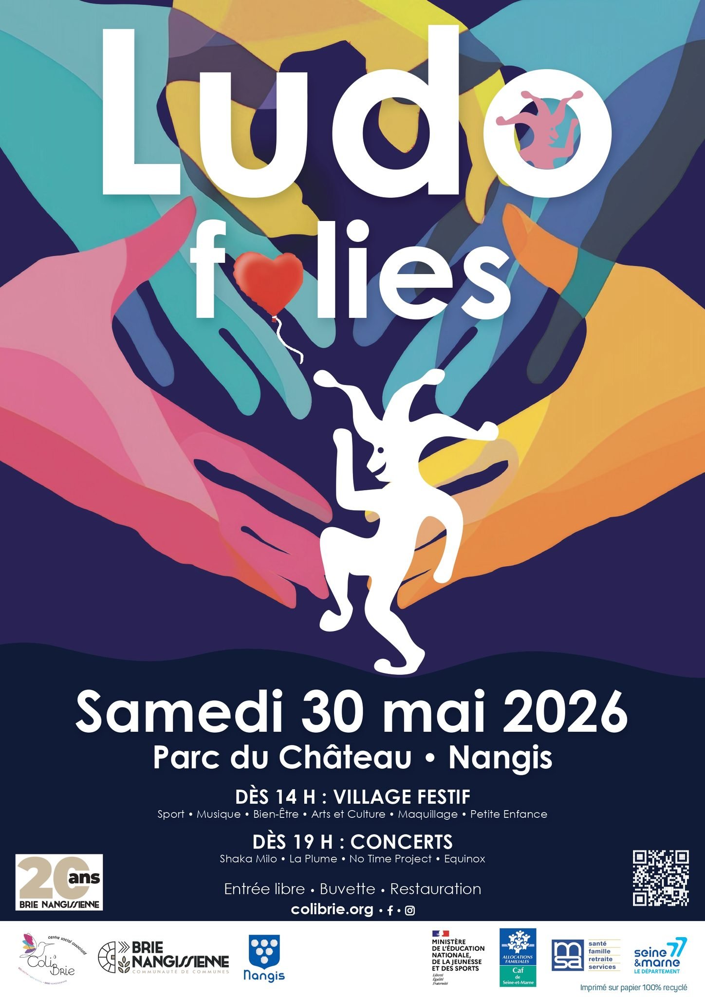 Affiche Ludofolies No Time Project